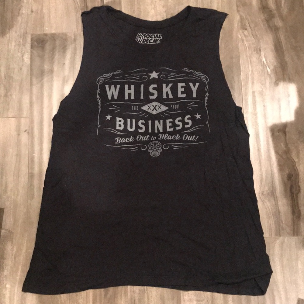 Whiskey Business Muscle tee